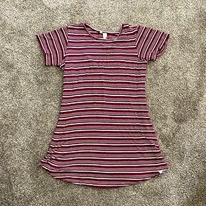 Teen Striped Mini Dress